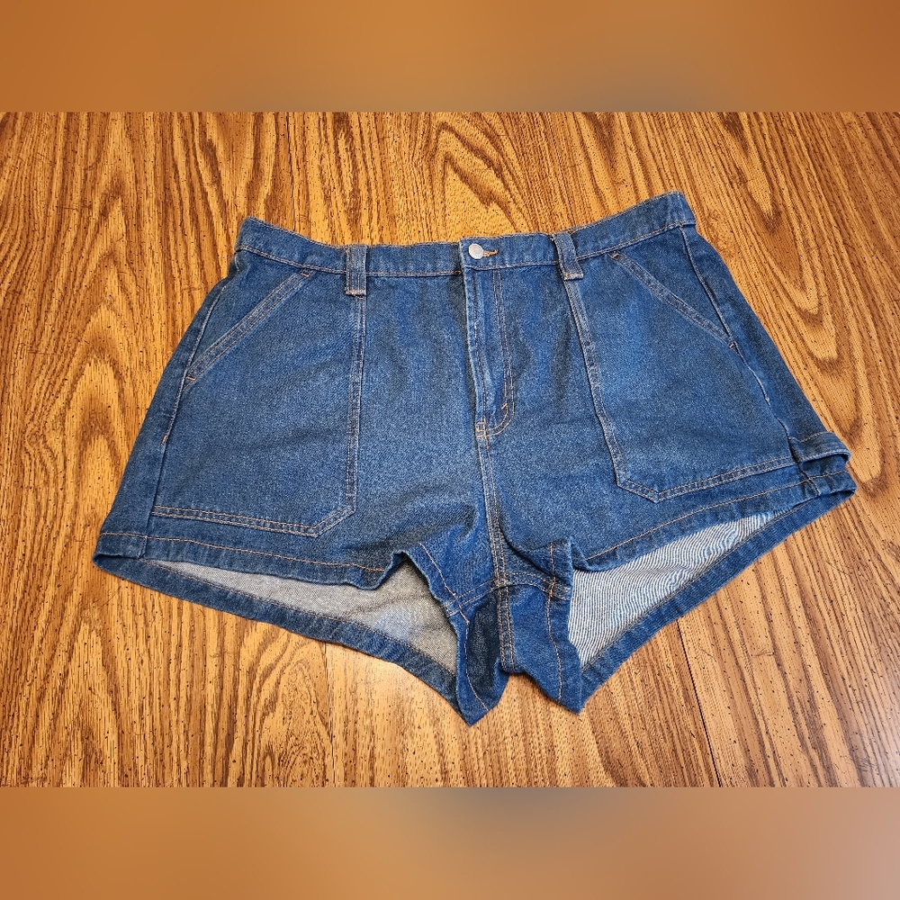 Wild Fable Blue Denim Women's Shorts 17
